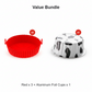 📢📢50 %  OFF !! ⏰🥳2026 HOT SALE🥳💞50K+ SOLD!Reusable heat-resistant baking tray 【💞food grade silicone💞easy to clean】