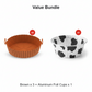 📢📢50 %  OFF !! ⏰🥳2026 HOT SALE🥳💞50K+ SOLD!Reusable heat-resistant baking tray 【💞food grade silicone💞easy to clean】