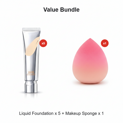 🏆2026 HOT SALE🥳💞50K+ SOLD!💖Long Lasting Full Coverage Liquid Foundation🥳