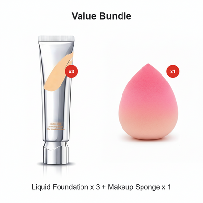 🏆2026 HOT SALE🥳💞50K+ SOLD!💖Long Lasting Full Coverage Liquid Foundation🥳