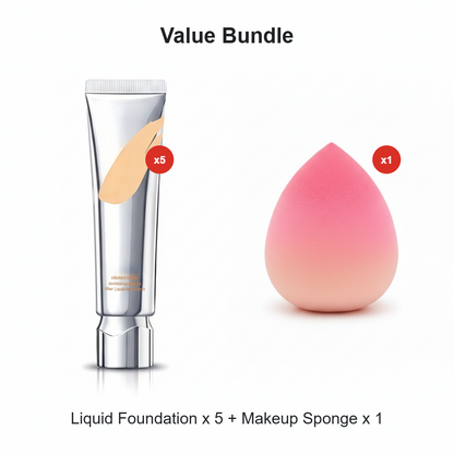 🏆2026 HOT SALE🥳💞50K+ SOLD!💖Long Lasting Full Coverage Liquid Foundation🥳