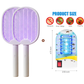 🥳2026 HOT SALE🥳💞50K+ SOLD!🦟⚡ 50% OFF! 2‑in‑1 Foldable Mosquito Swatter – Manual zap + UV auto trap. USB rechargeable, folds flat for storage. Sleep bite‑free tonight! 🌙✨