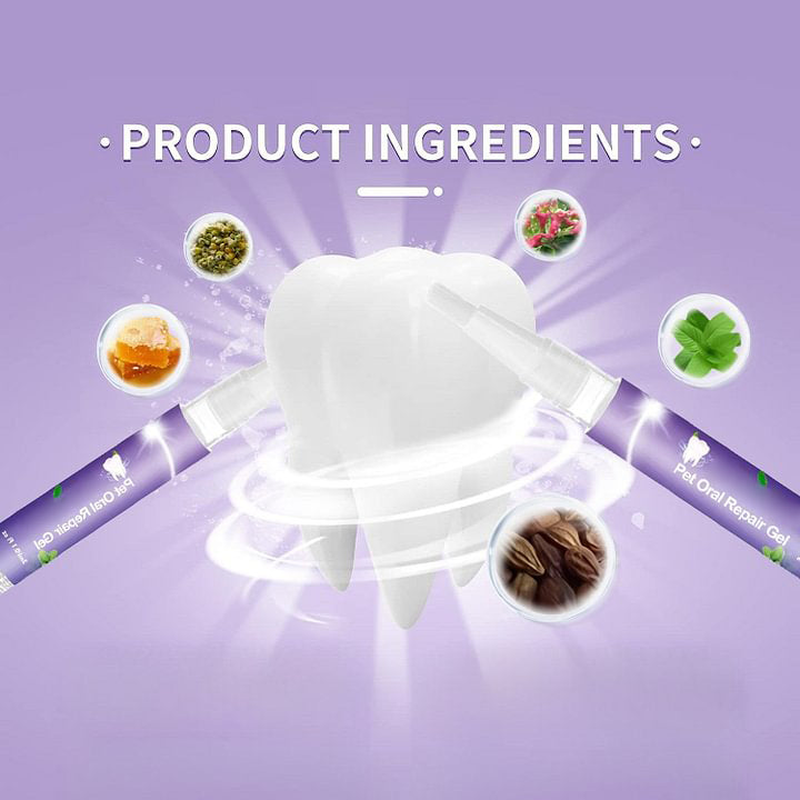 🥳2026 HOT SALE🥳💞50K+ SOLD! 🐶🦷 BUY 1 GET 1 FREE! Pet Oral Repair Gel – no brushing needed, just apply. Dissolves tartar, whitens teeth & freshens breath in days. Vet-recommended formula – your dog will love the taste! 🐱✨