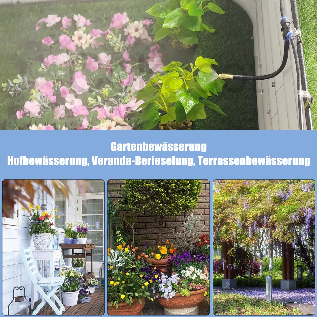🥳2026 HOT SALE🥳💞50K+ SOLD!💥🏡✨ 50% OFF! Automatic Sprinkler System – 360° adjustable, precise coverage. Smart water-saving, easy quick-connect. Cools patios, waters plants, humidifies greenhouses. A gardener’s dream. 🪴💦