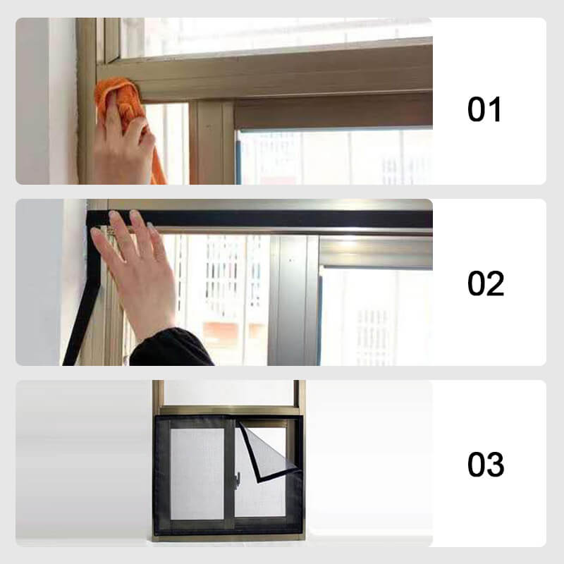 🥳2026 HOT SALE🥳💞50K+ SOLD!🦟✨ 50% OFF! FlyFree™ Window Mesh – 3‑second fit, 1.0mm ultra‑fine. Blocks all bugs, breathable & invisible. UK’s summer essential! 🏡🚀
