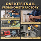 🥳2026 HOT SALE🥳💞50K+ SOLD!⚙️🌀 50% OFF! 4-Flute Serrated Drill Bit Kit – Eccentric tip, high-strength alloy. Fast drilling, long life. Your workshop upgrade. 🏠🕊️