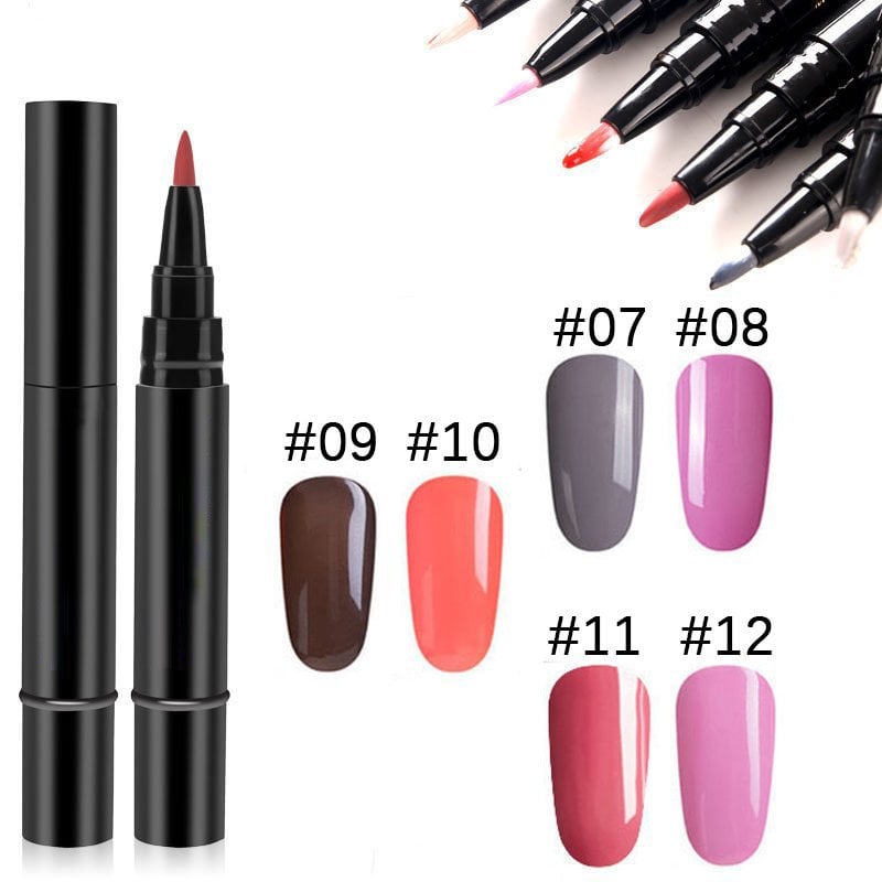 🥳2026 HOT SALE🥳💞50K+ SOLD!💅✨ BUY 1 GET 1 FREE! One Step Gel Nail Pen – 3‑in‑1, no base/top coat needed. 18 colours, salon‑grade shine, 15‑30 days wear. DIY perfection at home! 🎨💖