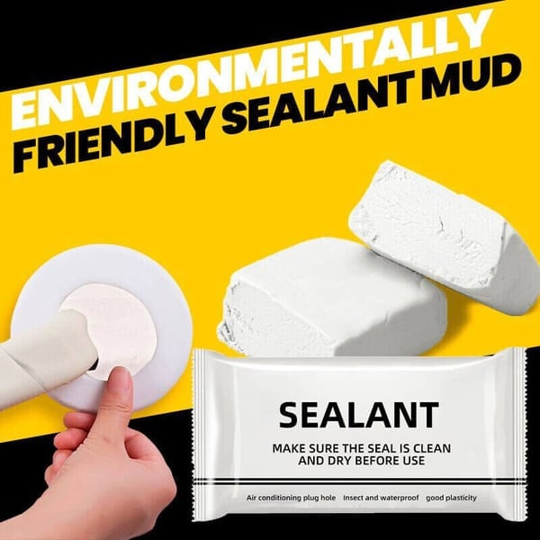 🥳2026 HOT SALE🥳💞50K+ SOLD! 🐜🛡️ Buy 1 Get 1 Free! Eco-Friendly Sealing Mud – blocks mice, mosquitoes, bugs & ants. Stops rainwater & reduces noise. Easy DIY! 🏠✅