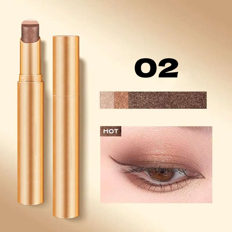 🥳2026 HOT SALE🥳💞50K+ SOLD! ✨🖍️ 50% OFF! 3‑in‑1 Eyeshadow Stick – Eyeshadow, liner & highlighter in one. Creamy, blendable & waterproof – perfect for on‑the‑go glam! 💄💫
