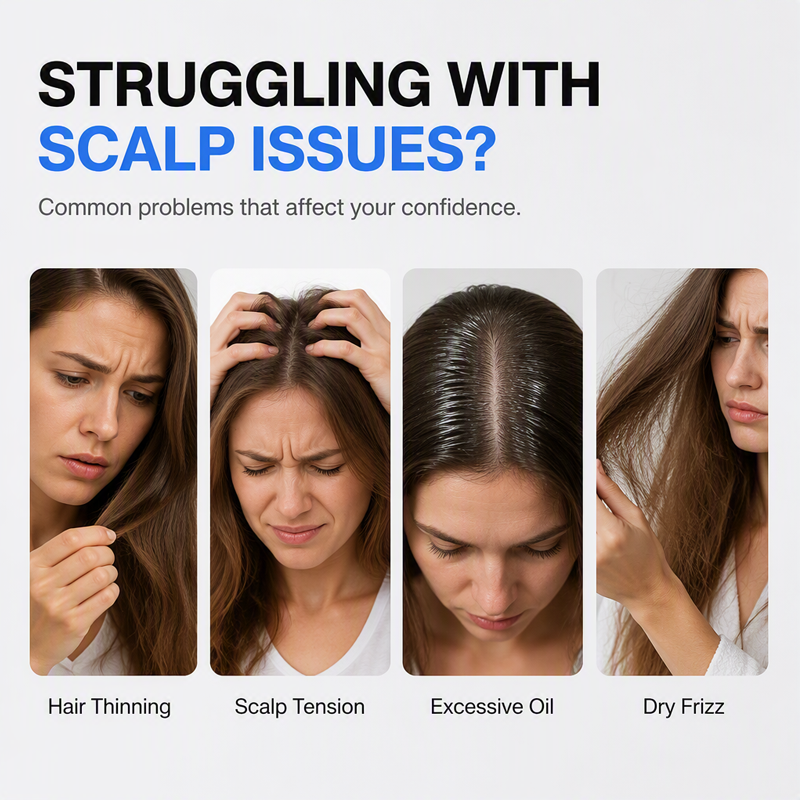 🥳2026 HOT SALE🥳💞50K+ SOLD! 💆‍♀️💡 50% OFF! #1 Viral LED Hair Brush – 4-in-1: red light stimulates follicles, blue light soothes scalp, massage boosts circulation & essential oils nourish. Just 10 mins a day – see results in 30 days! 🌿✨