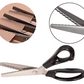 🥳2026 HOT SALE🥳💞50K+ SOLD! ✂️🧵 50% OFF! DIY Serrated Sewing Scissors – Ultra-sharp stainless steel, cuts cleanly to the tip. Ideal for fabric, leather & paper – perfect zigzag edges every time! 🎨✅