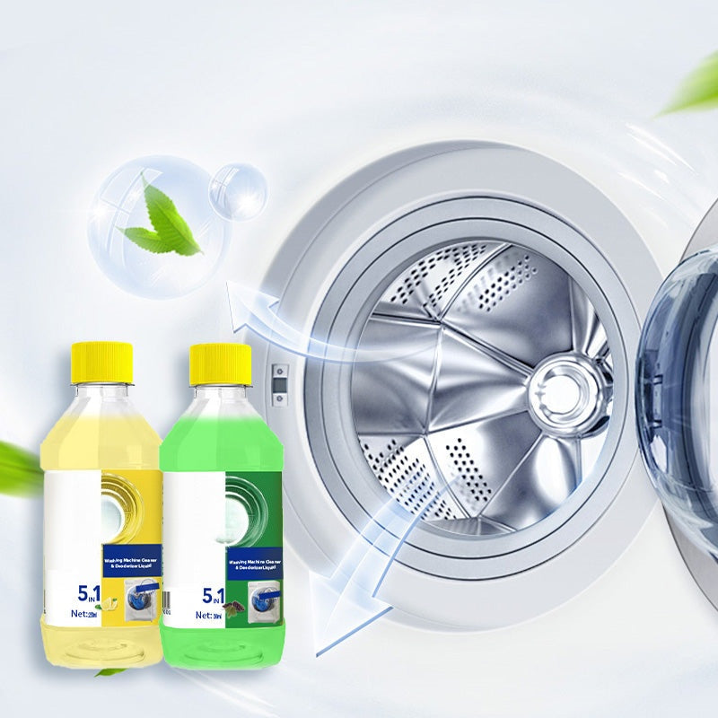 🥳2026 HOT SALE🥳💞50K+ SOLD!🏠 👨‍👩‍👧‍👦50% OFF! Washing Machine Cleaning Liquid – Deep cleans hidden dirt & odors! Kills 99.9% bacteria, removes scale buildup. Just pour & run a cycle. Fresh, hygienic drum every time. 🧺💧