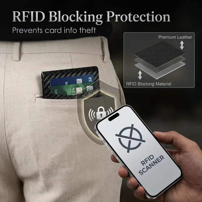 🥳2026 HOT SALE🥳💞50K+ SOLD! 🎁💼 50% OFF! AirTag Wallet for Men – Built‑in AirTag slot, RFID blocking & pop‑up card access. Premium leather + aluminum case, holds 12 cards – the perfect smart gift! 🔒✨