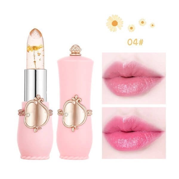 💋Crystal Jelly Flower Color Changing Lipstick💄