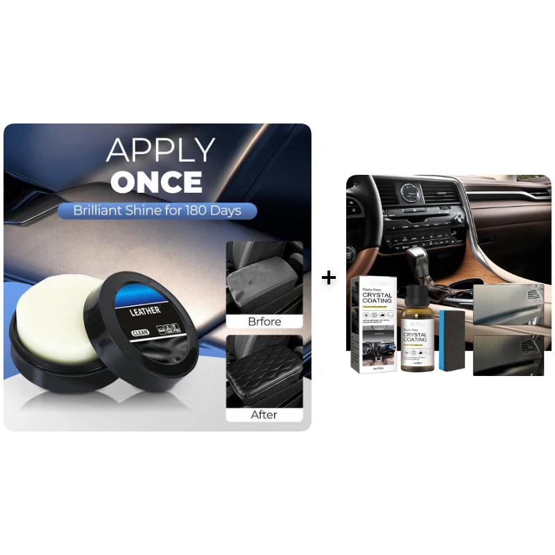 🥳2026 HOT SALE🥳💞50K+ SOLD!🏠🛡️ 50% OFF! All-in-One Leather Care Set – Clean, condition & protect. Erases stains, restores natural glow. Ideal for car interiors & furniture. 🚗🕊️