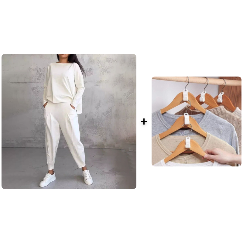 🥳2026 HOT SALE🥳💞50K+ SOLD!👵🌸 50% OFF! 2-Piece Top & Pants Set – Wrinkle-free, breathable & soft. Easy pull-on, no ironing. Perfect for daily comfort & travel. Your new favourite. 🛡️✨