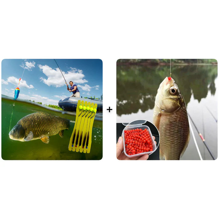 🥳2026 HOT SALE🥳💞50K+ SOLD!🎣🌊 50% OFF! High Buoyancy Floating Ball Fishing Hook – Floats at perfect depth, bright colour attracts more bites. Sharp high‑carbon steel. A game‑changer for anglers! 🐟✨