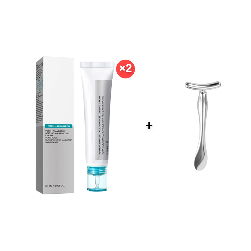 🥳2026 HOT SALE🥳💞50K+ SOLD!👸💧 50% OFF! PDRN Hyaluronic Cream – 10 types HA, +122% hydration. Clinical luxury, drop‑by‑drop. Youth in a tube! ✨👑