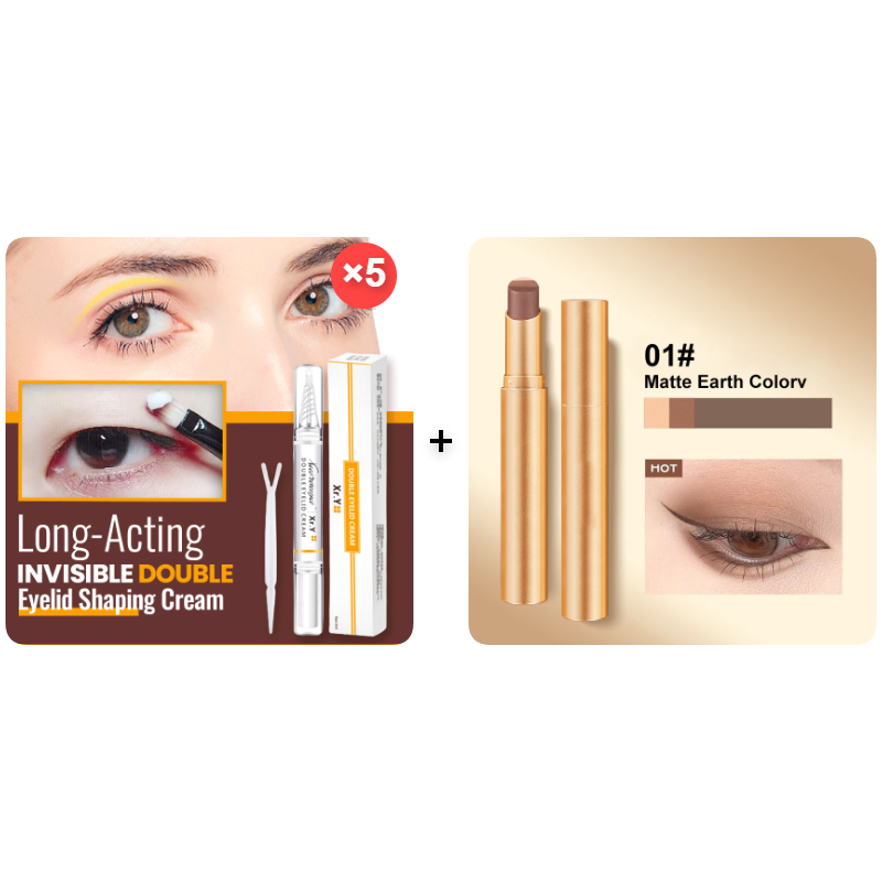 🥳2026 HOT SALE🥳💞50K+ SOLD!👁️✨ 50% OFF! Invisible Double Eyelid Cream – Waterproof & sweatproof, long-lasting. Natural look, no marks. Bigger eyes in seconds. 🧴💧