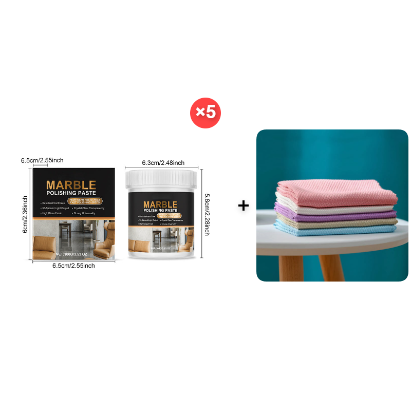 🥳2026 HOT SALE🥳💞50K+ SOLD!✨💎 50% OFF! Marble Polishing Paste – Erases scratches & etches, restores natural shine. Protective barrier repels water & fingerprints. Save £££ on professional restoration! 🏠💎