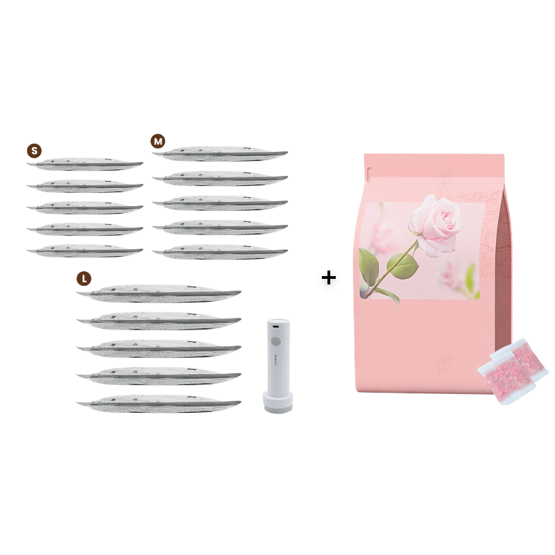 🥳2026 HOT SALE🥳💞50K+ SOLD!👵🧳 50% OFF! Cordless Vacuum Storage Set – 15 bags, 140L/min pump. Shrinks clothes, saves space. Waterproof & reusable. Holiday essential. 🎒⚡