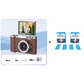 🥳2026 HOT SALE🥳💞50K+ SOLD!🎁💝 50% OFF! 4K Digital Camera with Flip Screen – Share clear photos with friends & family. Easy zoom, long battery life. A thoughtful gift for seniors. 🖼️🕊️
