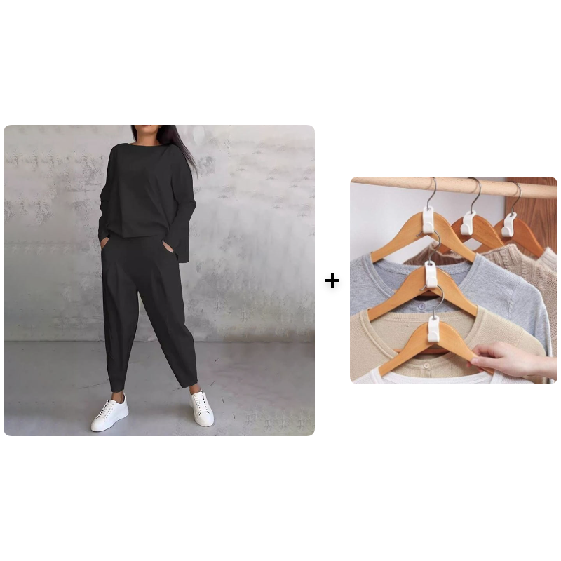 🥳2026 HOT SALE🥳💞50K+ SOLD!👵🌸 50% OFF! 2-Piece Top & Pants Set – Wrinkle-free, breathable & soft. Easy pull-on, no ironing. Perfect for daily comfort & travel. Your new favourite. 🛡️✨