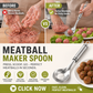 🥳2026 HOT SALE🥳💞50K+ SOLD! 🥩🍴 BUY 1 GET 1 FREE + 50% OFF! Meatball Spoon – Non‑stick, scoop & drain in one. No more messy hands – perfect meatballs in seconds! Only £6.99 – a must‑have kitchen gadget! 🎁✨