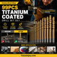 🥳2026 HOT SALE🥳💞50K+ SOLD!🛠️🧰 50% OFF! 99‑Piece Titanium Drill Bit Set – 1.5‑10mm full range, HSS titanium‑coated. Drills wood, plastic, PVC & thin metal. A must‑have for every DIYer! ⚡✨