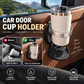 🥳2026 HOT SALE🥳💞50K+ SOLD! 🚗🥤 Foldable Car Door Cup Holder – adds extra drink space without cluttering your cabin. Folds flat when not in use, clip-on install – no drilling! Faux-leather finish fits right in! ✨💪