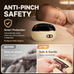 🥳2026 HOT SALE🥳💞50K+ SOLD!💅🛡️ 50% OFF! 2‑in‑1 Electric Nail Clipper & Polisher – Anti‑pinch safety stops on contact. LED light for clear view – safe for kids & seniors! ✨👵