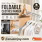🥳2026 HOT SALE🥳💞50K+ SOLD!✈️💼 50% OFF! Foldable Travel Hanger Set – Lightweight & compact, unfolds in seconds. Ideal for hotels, caravans & laundry rooms. No more sharing hotel hangers! 🧳💨