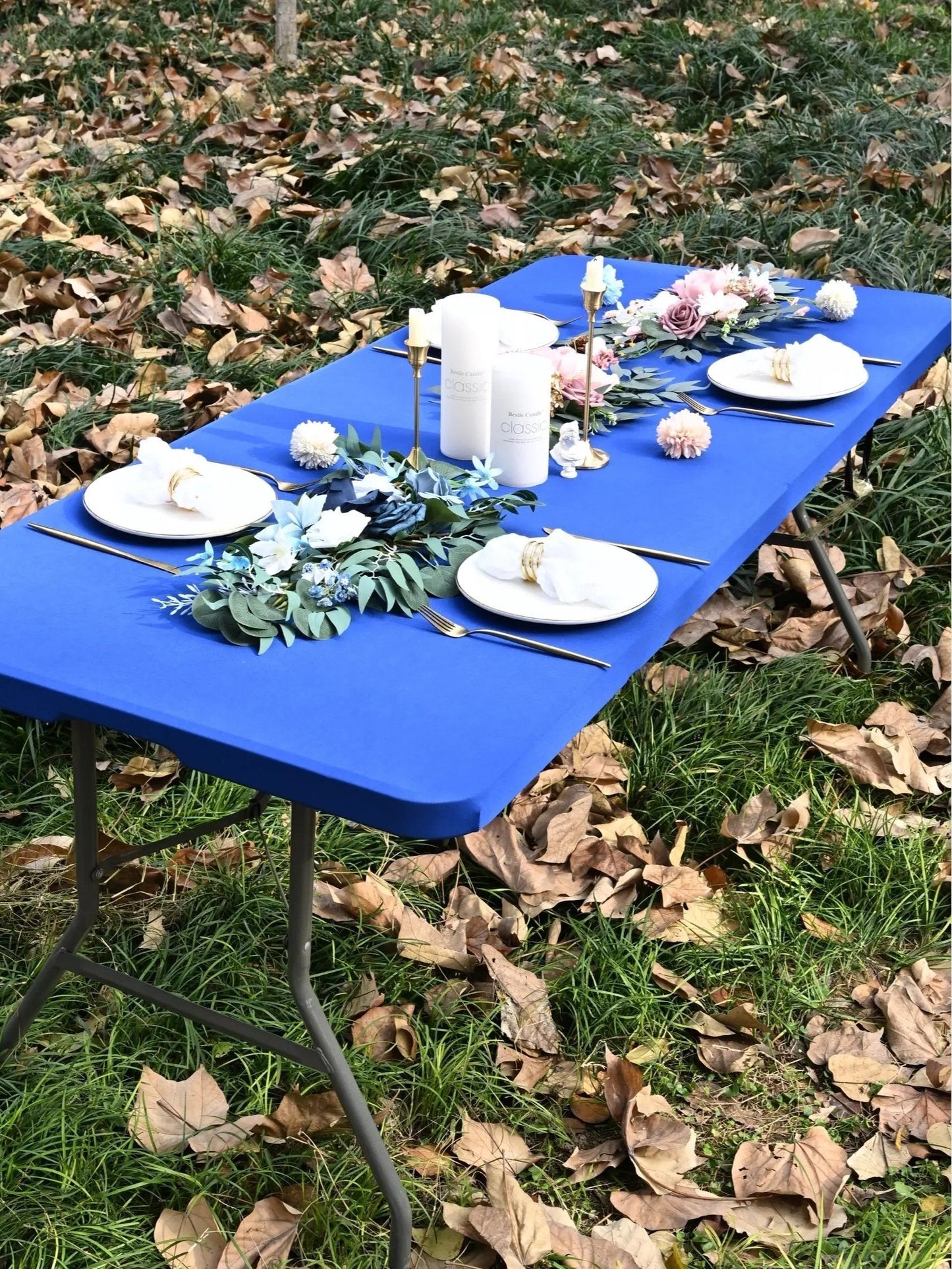 🥳2026 HOT SALE🥳💞50K+ SOLD! 🏠✨ 50% OFF! Stretch Fabric Table Cover – Snug fit, no slipping, no wrinkles. Elastic edges hug your table – stays put indoors & outdoors. Waterproof & washable! 🍽️💪