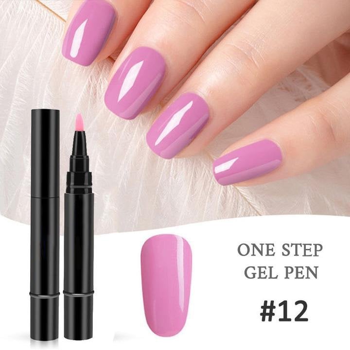 🥳2026 HOT SALE🥳💞50K+ SOLD!💅✨ BUY 1 GET 1 FREE! One Step Gel Nail Pen – 3‑in‑1, no base/top coat needed. 18 colours, salon‑grade shine, 15‑30 days wear. DIY perfection at home! 🎨💖