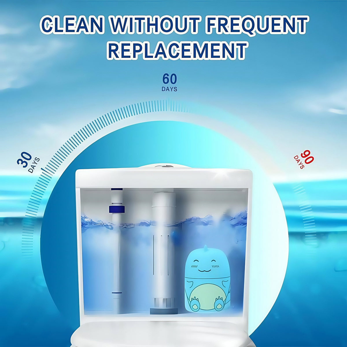 🥳2026 HOT SALE🥳💞50K+ SOLD! 🚽✨ Magic Toilet Cleaner – just drop in the tank, cleans & deodorises for 60 days. No scrubbing, no bending! Fresh toilet every flush – effortless! 💪✅