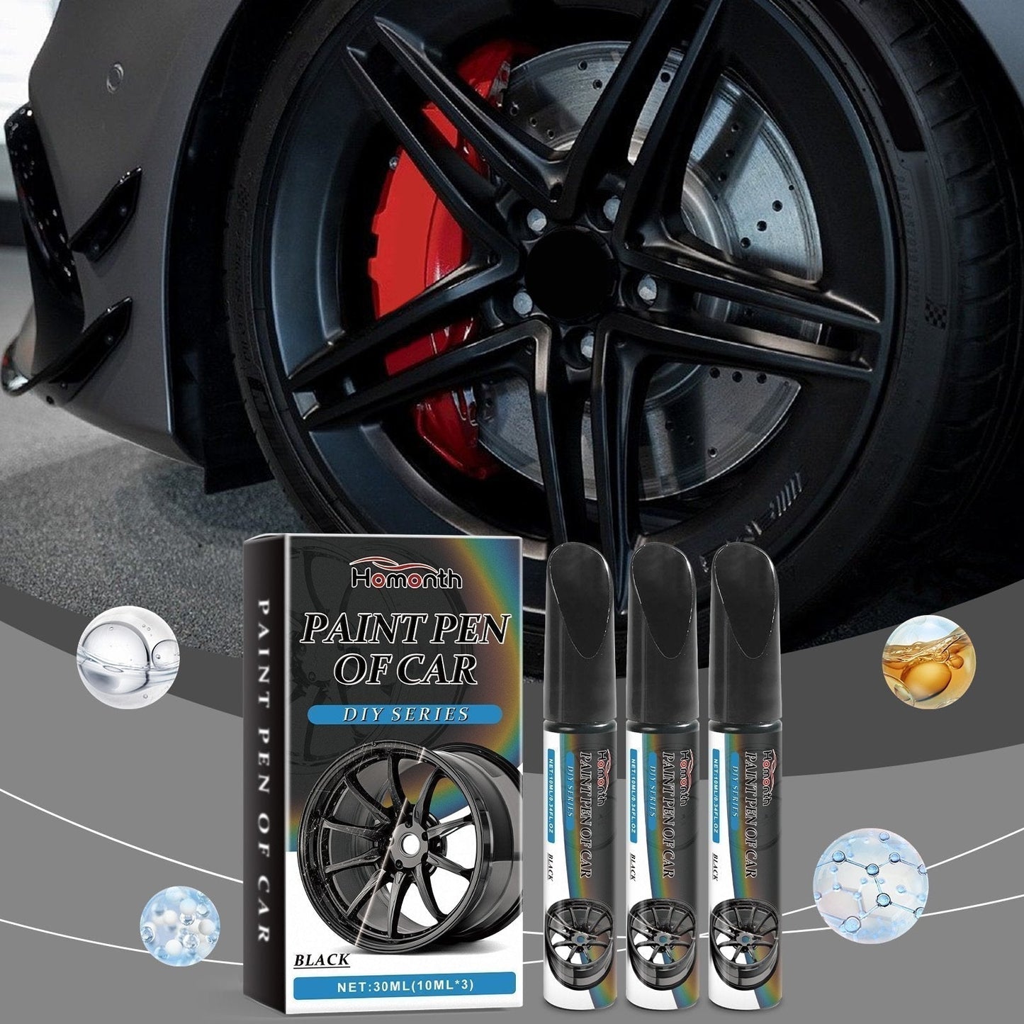 ✨ BUY 2 GET 1 FREE! 🔧 Magic Car Scratch Repair Pen – Permanent & No-Drip Formula – Fix rim scratches in minutes, includes clear coat – perfect for quick DIY fixes 🚗
