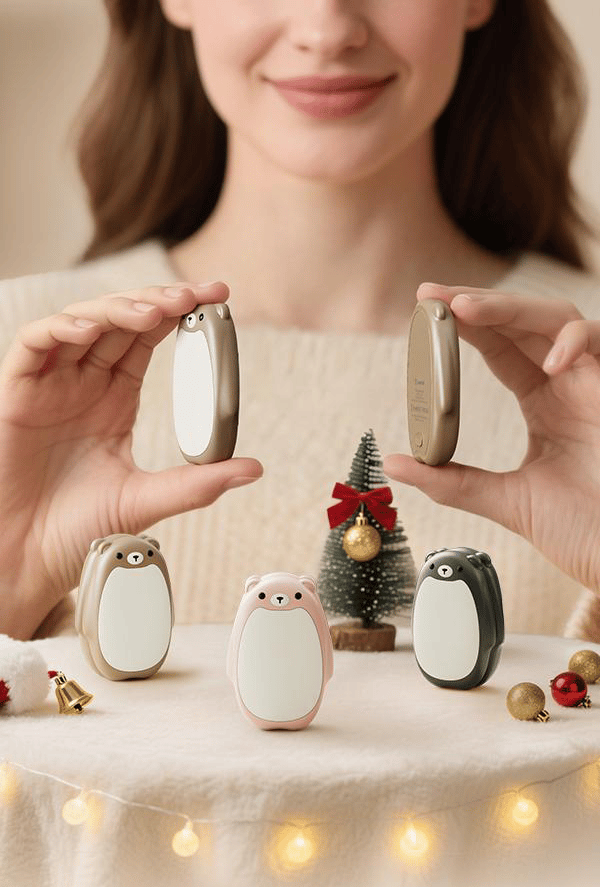 🥳2026 HOT SALE🥳💞50K+ SOLD! 🐻❄️ 50% OFF! Rechargeable Bear Hand Warmers – 3-second heat, 3 temperature settings, magnetic pairing & 2000mAh battery. A cosy winter gift for cold commutes! 🎁💚