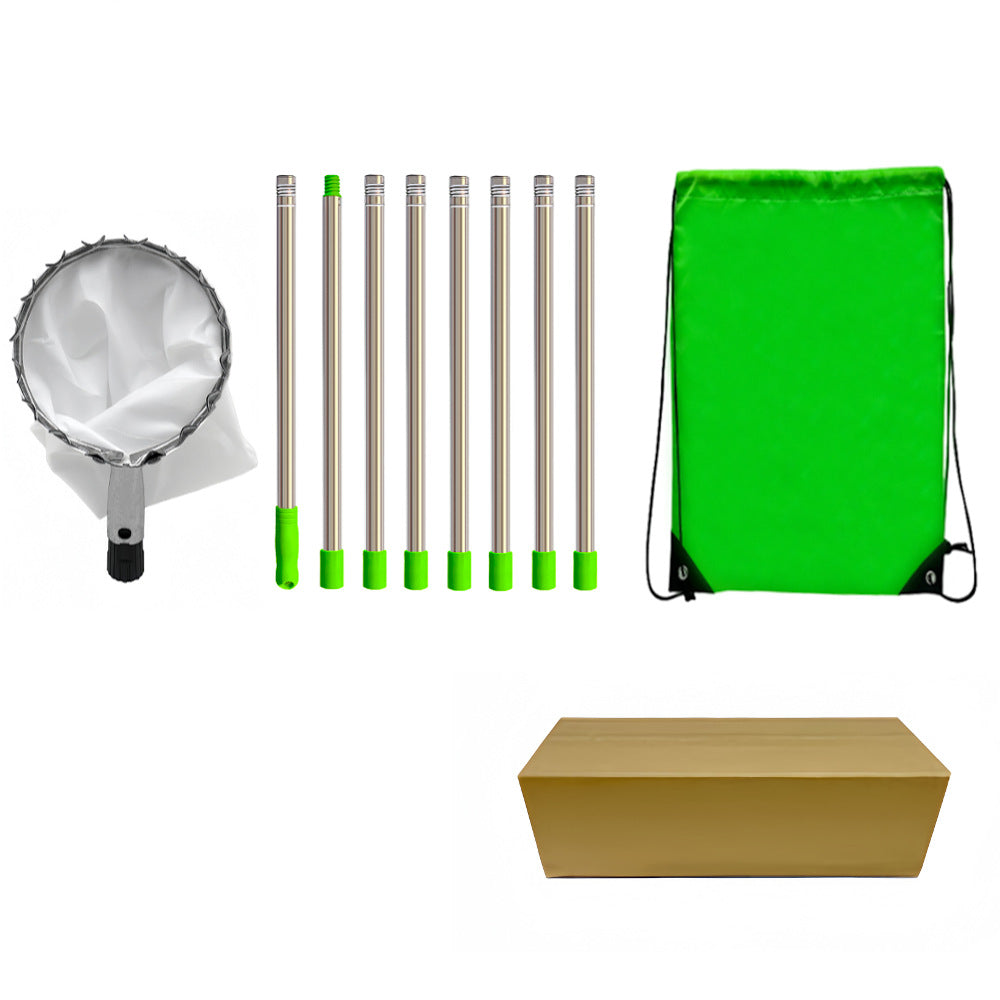 🥳2026 HOT SALE🥳💞50K+ SOLD! 🍎🌳 50% OFF! Fruit Picker Head Basket – no ladder needed, easy attach & reach high branches. Durable metal tines + nylon bag, pick apples, pears & more without damage! 🛡️💪