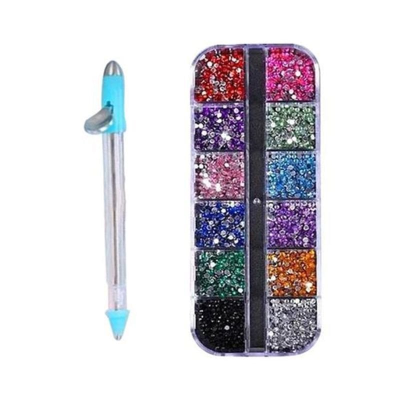 🥳2026 HOT SALE🥳💞50K+ SOLD!💎✨ 50% OFF! Diamond Painting Pen DIY Kit – One‑click pick‑up & release, no more hand‑picking stones. Perfect for phone cases, shoes & crafts – bling faster & easier! 🖌️💖
