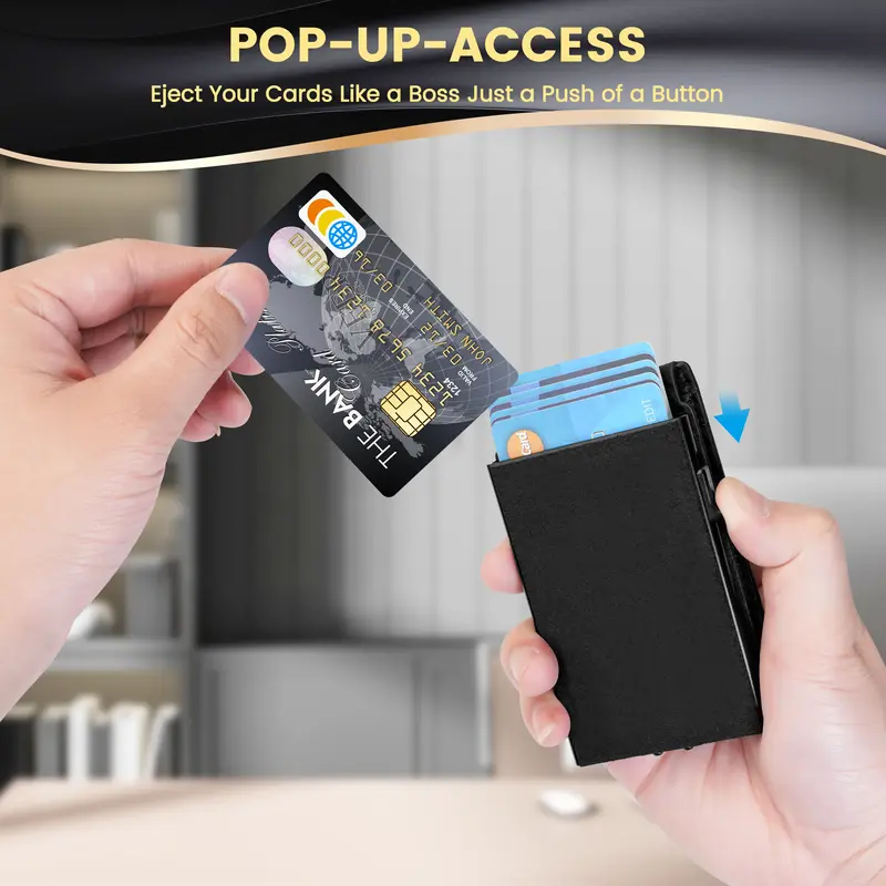 🥳2026 HOT SALE🥳💞50K+ SOLD! 🎁💼 50% OFF! AirTag Wallet for Men – Built‑in AirTag slot, RFID blocking & pop‑up card access. Premium leather + aluminum case, holds 12 cards – the perfect smart gift! 🔒✨