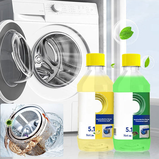 🥳2026 HOT SALE🥳💞50K+ SOLD!🏠 👨‍👩‍👧‍👦50% OFF! Washing Machine Cleaning Liquid – Deep cleans hidden dirt & odors! Kills 99.9% bacteria, removes scale buildup. Just pour & run a cycle. Fresh, hygienic drum every time. 🧺💧