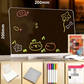 🥳2026 HOT SALE🥳💞50K+ SOLD! ✨🖊️ Erasable Light-Up Acrylic Drawing & Message Board – edge-lit glow, wipe & reuse, trace letters & shapes, doubles as phone stand! 🏠✅