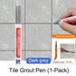 🥳2026 HOT SALE🥳💞50K+ SOLD! 🧱✨ BUY 1 GET 1 FREE! Special Price £9.99! Anti-Mould Grout Pen – covers black stains & mould instantly, waterproof seal. Restores kitchen & bathroom tiles like new! 🖌️✅