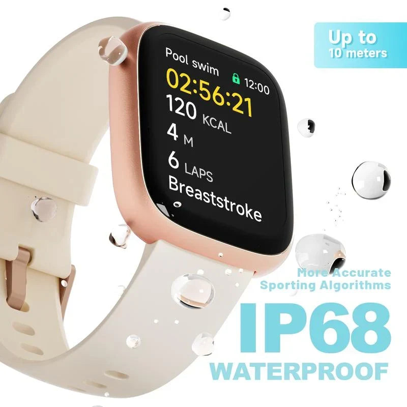 🥳2026 HOT SALE🥳💞50K+ SOLD! ⌚💚 50% OFF! Smart Watch for Women & Men – make & answer calls directly from your wrist. Tracks heart rate, sleep & 100+ sports modes. IP68 waterproof – wear it all day, worry less about your health! 🏃‍♀️✨