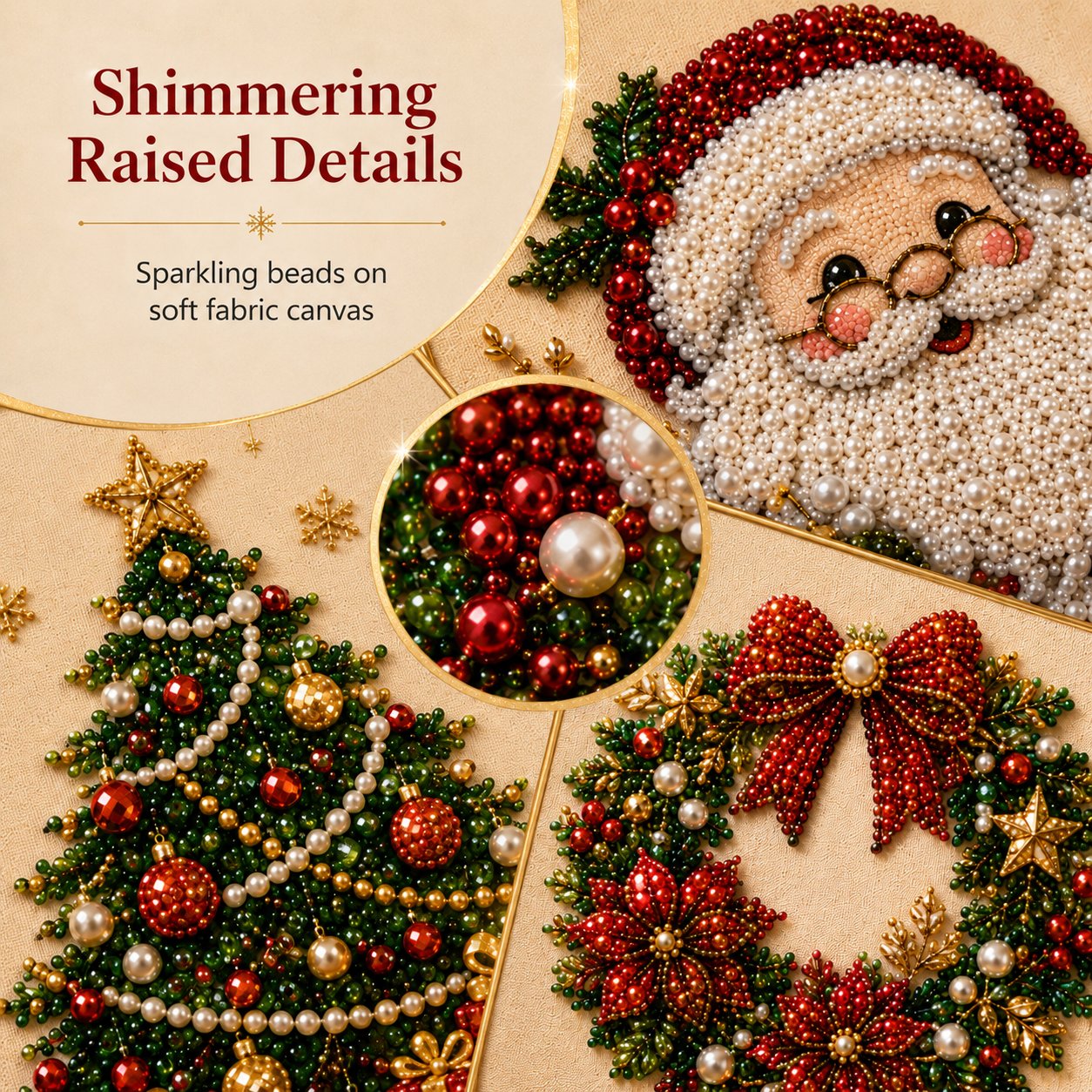 🥳2026 HOT SALE🥳💞50K+ SOLD!🎄✨ 50% OFF! DIY Christmas Pearl Diamond Painting Kit – 5 festive designs, 3D raised beads & display frame included. A sparkling holiday masterpiece for your wall! 🖼️🎨