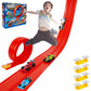🥳2026 HOT SALE🥳💞50K+ SOLD! 🚗✨ DIY Racing Track Set – 13.1ft flexible track, suction cups & 4 alloy cars. Kids build loops & ramps, no tools needed. Screen-free fun! 🎁💪