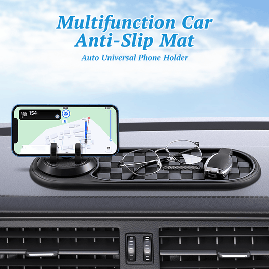 🥳2026 HOT SALE🥳💞50K+ SOLD!🚗🛡️ Your Safer Driving Companion. Features Hidden Magnified Plate & 360° Adjustable Phone Holder. 📱🔒
