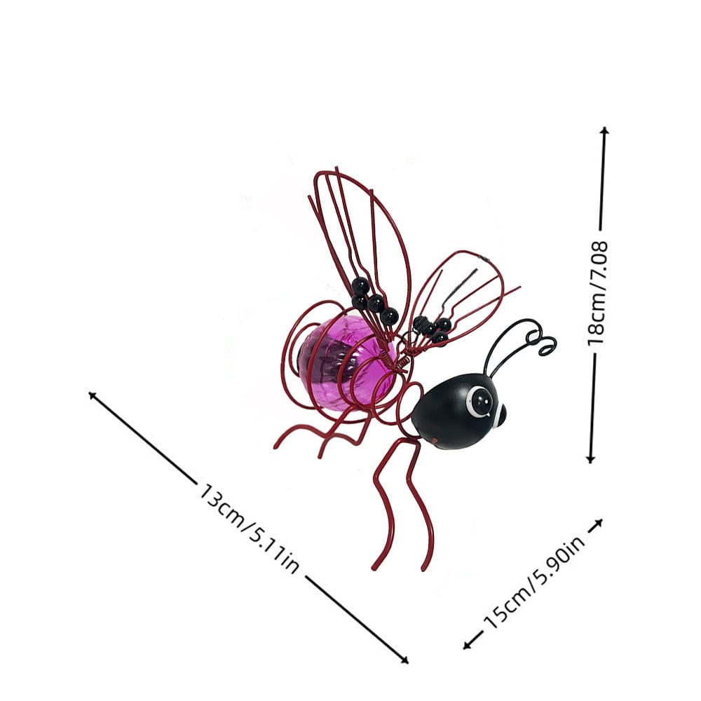 🥳2026 HOT SALE🥳💞50K+ SOLD!🐝🌼 50% OFF! Solar Hanging Bee Light – IP44 waterproof, auto dusk‑to‑dawn. 8hrs glow from 6hrs sun. A magical touch for gardens & patios. Perfect gift for plant lovers. 🎁✨