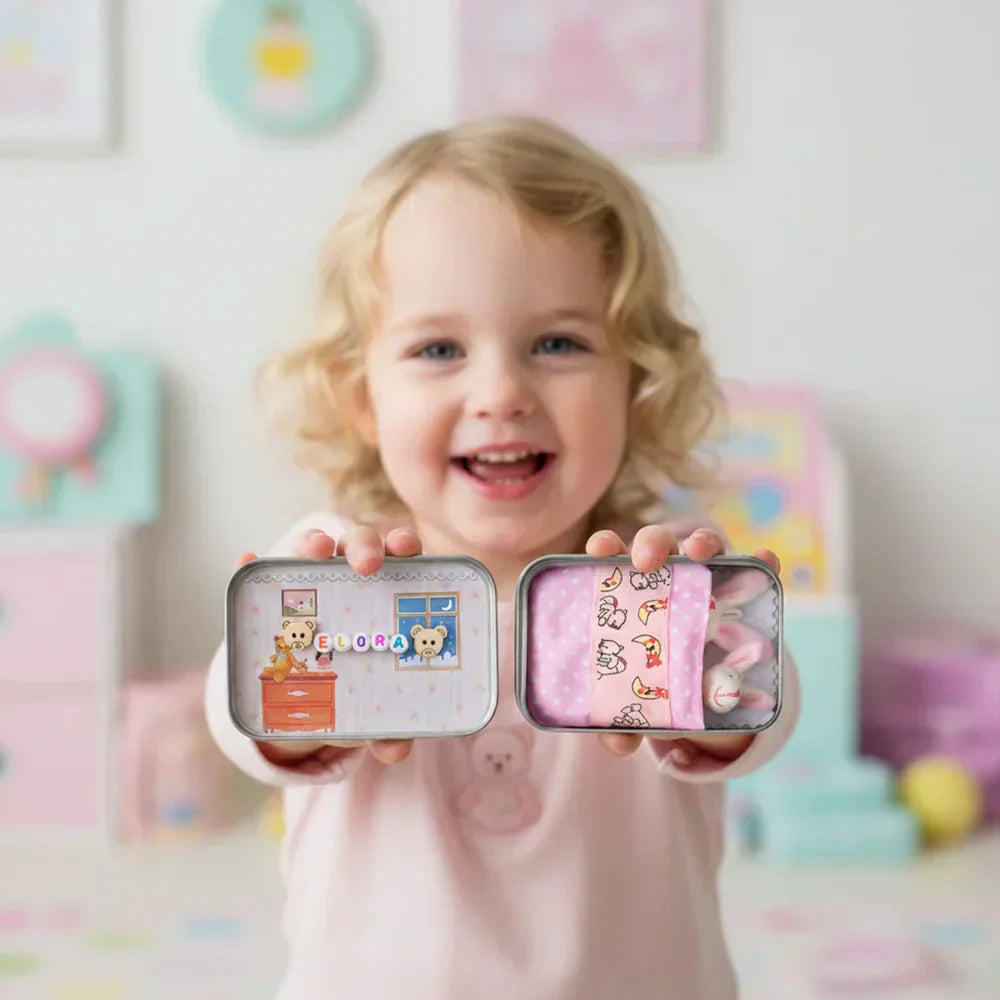 🥳2026 HOT SALE🥳💞50K+ SOLD!🥚💝 50% OFF! Tiny Plush Bunny Tin – Pocket-sized cuteness for Easter. Collectible mummy bunny in a keepsake tin. Great for egg hunts or gifts. 🐇🎀