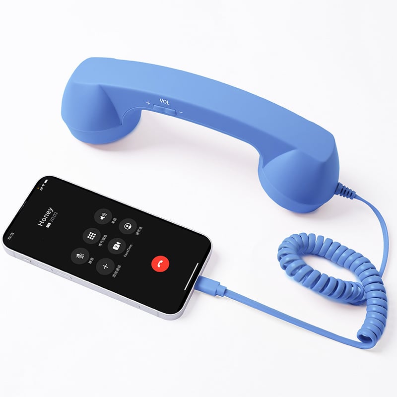 🥳2026 HOT SALE🥳💞50K+ SOLD!📞✨ Christmas Sale – Just £9.99! Retro Phone Handset – Blocks up to 99% of Phone Radiation. Classic Feel, Modern Type-C Connection – Safer Long Calls! 🛡️🎄